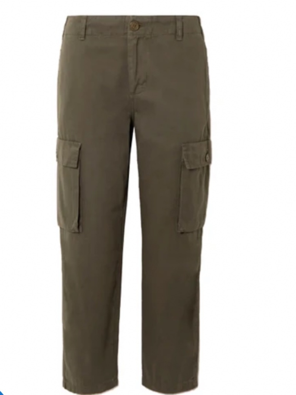 FRAME Relaxed Utility Pants Cargo Green Washed Surplus Cotton RUSPT586 Size 26